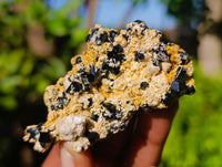 Natural Schorl Black Tourmaline on Orthoclase Matrix Clusters x 13 From Erongo, Namibia - Toprock Gemstones and Minerals