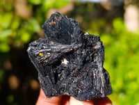 Natural Schorl Black Tourmaline on Orthoclase Matrix Clusters x 13 From Erongo, Namibia - Toprock Gemstones and Minerals