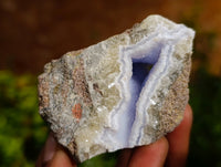 Natural Blue Lace Agate Geodes x 24 From Nsanje, Malawi - Toprock Gemstones and Minerals