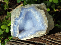 Natural Blue Lace Agate Geodes x 3 From Nsanje, Malawi - Toprock Gemstones and Minerals
