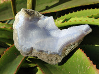 Natural Blue Lace Agate Geodes x 3 From Nsanje, Malawi - Toprock Gemstones and Minerals