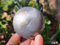 Polished Banded Agate Spheres x 4 From Madagascar - Toprock Gemstones and Minerals
