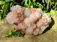 Natural Hematoid Orange and Lilac Spirit Quartz Cluster x 1 From South Africa - Toprock Gemstones and Minerals
