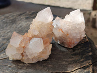Natural Lilac Cactus Spirit Quartz Clusters x 6 From South Africa - Toprock Gemstones and Minerals