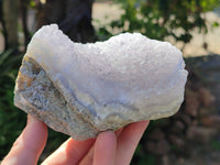 Natural Blue Lace Agate Geodes x 3 From Nsanje, Malawi - Toprock Gemstones and Minerals