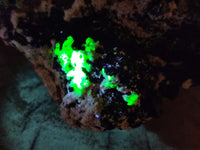 Natural Schorl Black Tourmaline with Smokey Quartz and Hyalite Opal x 1 From Erongo, Namibia - Toprock Gemstones and Minerals