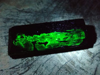 Natural Fibrous Schorl Black Tourmaline Specimens with a Hyalite Opal x 6 From Erongo, Namibia - Toprock Gemstones and Minerals