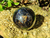 Polished Iolite Spheres x 3 From Ambatofinandrahana, Madagascar - Toprock Gemstones and Minerals