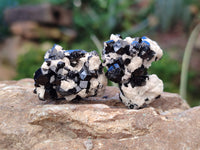 Natural Schorl Black Tourmaline Terminated Crystal Specimens x 70 From Erongo, Namibia - Toprock Gemstones and Minerals