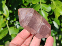 Polished Double Terminated Rose Quartz Points x 6 Ambatondrazaka, Madagascar - Toprock Gemstones and Minerals