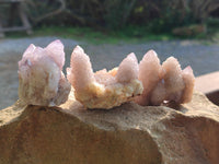 Natural Lilac Amethyst Spirit Quartz Clusters x 12 From South Africa - Toprock Gemstones and Minerals