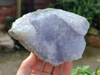 Natural Blue Lace Agate Geodes x 4 From Nsanje, Malawi - Toprock Gemstones and Minerals