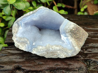 Natural Blue Lace Agate Geodes x 4 From Nsanje, Malawi - Toprock Gemstones and Minerals