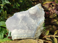 Natural Blue Lace Agate Geodes x 4 From Nsanje, Malawi - Toprock Gemstones and Minerals