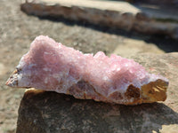 Natural Extremely Rare Collectable Rhodocalcite Specimens x 2 From Congo - Toprock Gemstones and Minerals