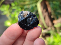 Natural Schorl Black Tourmaline Terminated Crystal Specimens with some Hyalite Opal x 70 From Erongo, Namibia - Toprock Gemstones and Minerals