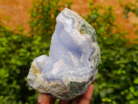 Natural Blue Lace Agate Geode Specimens x 6 From Nsanje, Malawi - Toprock Gemstones and Minerals
