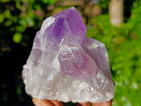 Natural Jacaranda Amethyst Quartz Cluster x 3 From Mumbwa, Zambia - Toprock Gemstones and Minerals