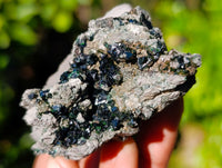 Natural Libethenite Crystals On Dolomite Matrix Specimens x 6 From Shituru, Congo - Toprock Gemstones and Minerals