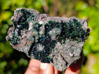Natural Libethenite Crystals On Dolomite Matrix Specimens x 6 From Shituru, Congo - Toprock Gemstones and Minerals