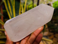 Polished Clear Quartz and Girasol Crystals x 4 From Madagascar - Toprock Gemstones and Minerals