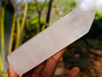 Polished Clear Quartz and Girasol Crystals x 4 From Madagascar - Toprock Gemstones and Minerals