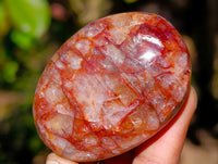 Polished Red Hematoid Quartz Palm Stones x 20 From Madagascar - Toprock Gemstones and Minerals