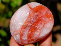 Polished Red Hematoid Quartz Palm Stones x 20 From Madagascar - Toprock Gemstones and Minerals