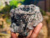 Natural Libethenite Crystals On Dolomite Matrix Specimens x 6 From Shituru, Congo - Toprock Gemstones and Minerals