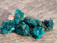 Natural Small Dioptase On Dolomite Specimens x 35 From Likasi, Congo - Toprock Gemstones and Minerals