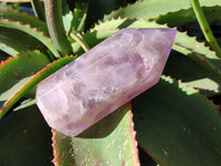 Polished Chevron Amethyst Points x 4 from Ankazobe, Madagascar - Toprock Gemstones and Minerals
