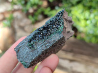 Natural Libethenite Crystals On Dolomite Matrix Specimens x 6 From Shituru, Congo - Toprock Gemstones and Minerals