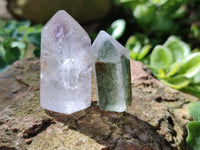 Polished Mixed Wonderland Inclusion Quartz Crystals Including Speculate Hematite x 12 from Madagascar - Toprock Gemstones and Minerals