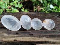 Polished Pearl Girasol Quartz Crystal Palm Stones x 25 From Ambatondrazaka, Madagascar - Toprock Gemstones and Minerals