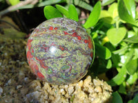Polished Bastite Dragons Blood Stone Sphere-Ball x 3 From Tshipise, South Africa - Toprock Gemstones and Minerals