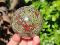 Polished Bastite Dragons Blood Stone Sphere-Ball x 3 From Tshipise, South Africa - Toprock Gemstones and Minerals