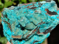 Natural Drusy Coated Chrysocolla with Malachite x 2 From Lupoto Mine, Congo - Toprock Gemstones and Minerals