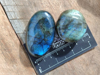 Polished Labradorite Palm Stones x 24 From Tulear, Madagascar - Toprock Gemstones and Minerals