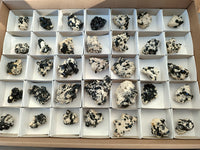 Natural Schorl Black Tourmaline with Hyalite Opal x 35 From Erongo, Namibia - Toprock Gemstones and Minerals