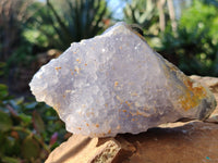 Natural Blue Lace Agate Geode Specimens x 6 From Nsanje, Malawi - Toprock Gemstones and Minerals