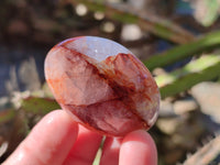 Polished Red Hematoid Quartz Palm Stones x 20 From Madagascar - Toprock Gemstones and Minerals