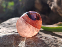 Polished Red Hematoid Quartz Palm Stones x 21 From Madagascar - Toprock Gemstones and Minerals