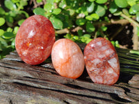 Polished Red Hematoid Quartz Palm Stones x 21 From Madagascar - Toprock Gemstones and Minerals