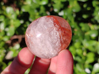 Polished Red Hematoid Quartz Palm Stones x 21 From Madagascar - Toprock Gemstones and Minerals
