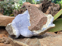 Natural Blue Lace Agate Geode Specimens x 1 From Nsanje, Malawi - Toprock Gemstones and Minerals