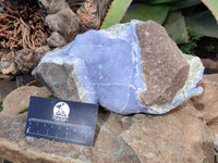 Natural Blue Lace Agate Geode Specimens x 1 From Nsanje, Malawi - Toprock Gemstones and Minerals