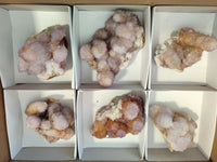 Natural Amethyst Spirit Quartz Clusters x 6 From Boekenhouthoek, South Africa - Toprock Gemstones and Minerals