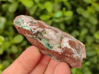 Natural Drusy Salrose with Chrysocolla, Malachite and Kaolinite Specimens x 4 From Kakanda, Congo - Toprock Gemstones and Minerals