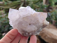 Natural Light Amethyst Spirit Quartz Clusters x 4 From Boekenhouthoek, South Africa - Toprock Gemstones and Minerals
