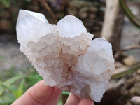 Natural Light Amethyst Spirit Quartz Clusters x 4 From Boekenhouthoek, South Africa - Toprock Gemstones and Minerals